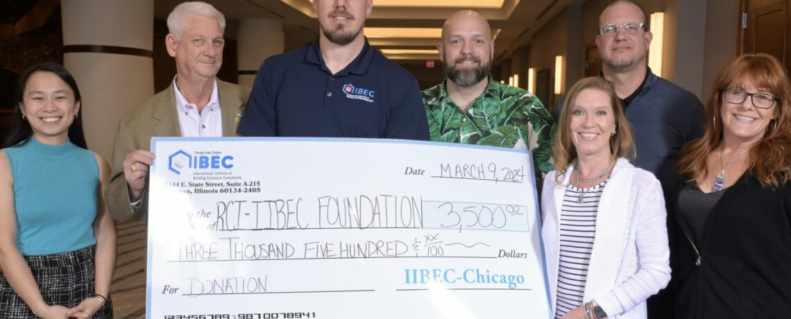 Chicago Area Chapter Donates to RCI – IIBEC Foundation