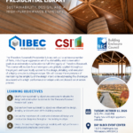 Flyer for the IIBEC Minnesota Branch's upcoming presentation on the Theodore Roosevelt Presidential Library.